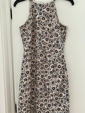 Banana Republic Sleeveless Floral Dress Size 2P